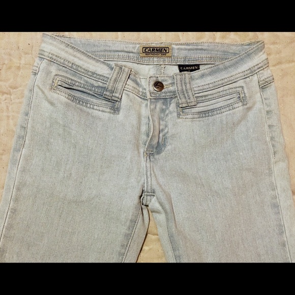 Carmen Vintage Stone Wash Jeans Size 3 - Picture 1 of 4